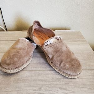 Born Drilles Tan Suede Espardrille